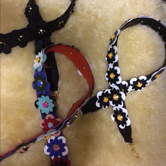 Multicolor Flower Bag Straps 90 cm - Picture 2 of 6