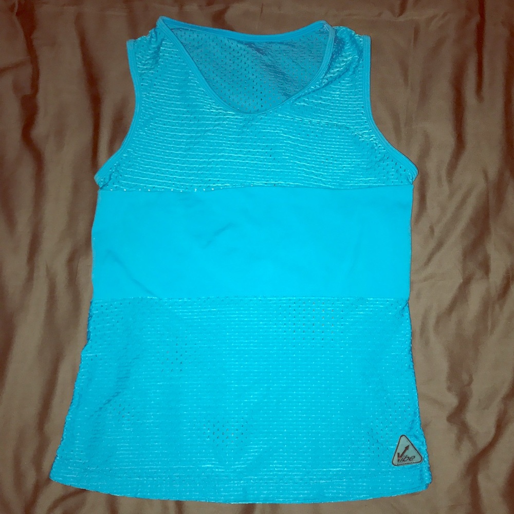 Mesh spandex tank top