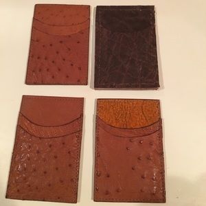 leather handmade credit card holder