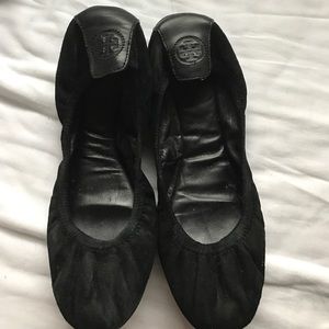 Tory burch black flats!