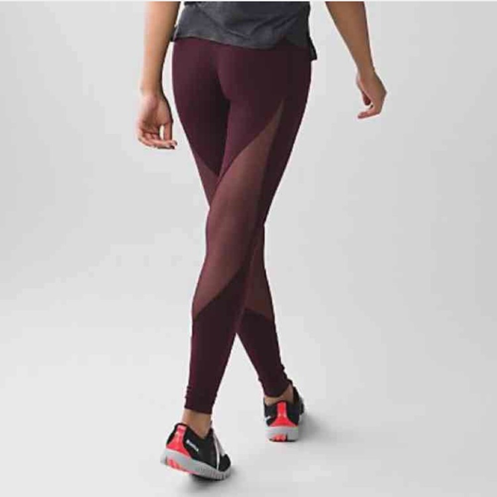 LuLulemon Wunder Under Bordeaux Drama