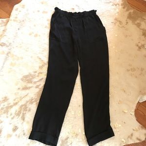 BCBG black silky pants