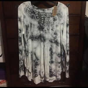 American Eagle tie die shirt