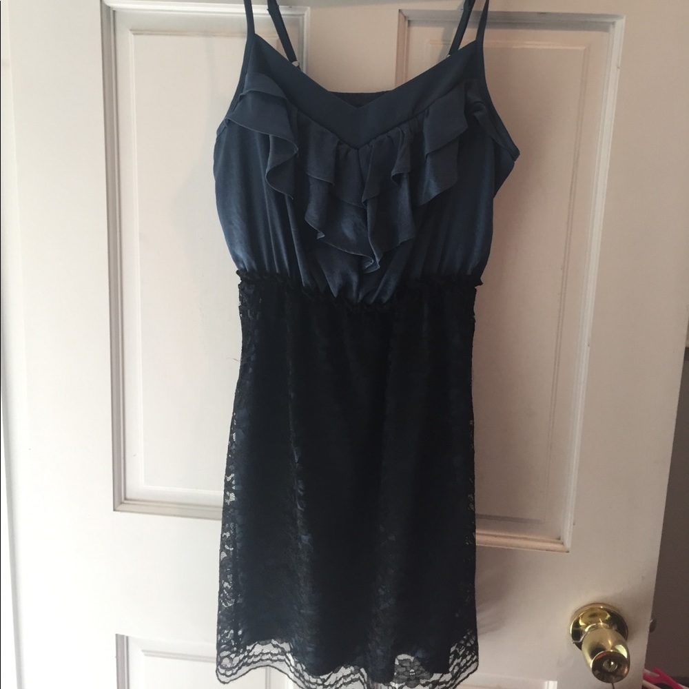 Small Ruffle & Lace Dress