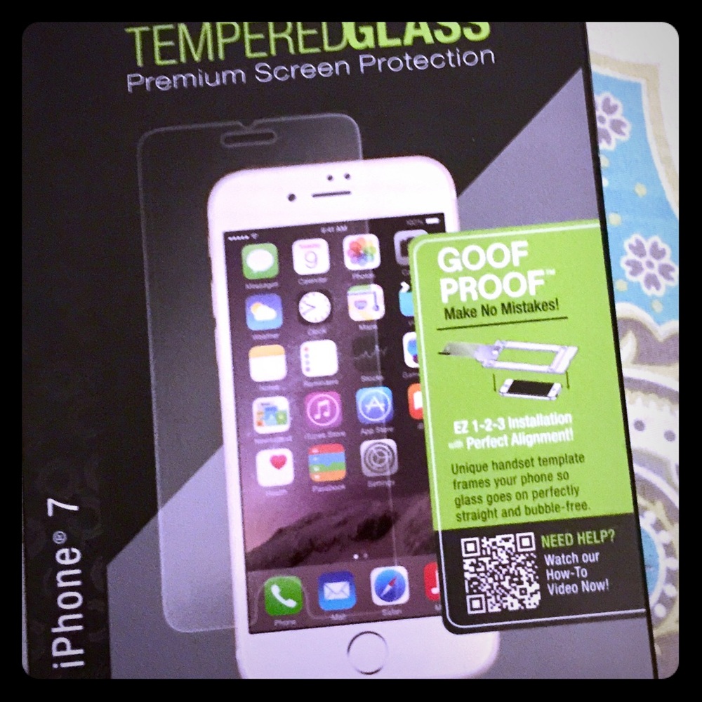 Apple IPhone 7 Tempered Glass nib