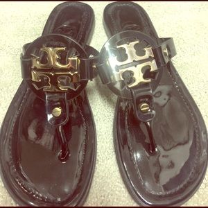 Tory Burch size 9 black sandals