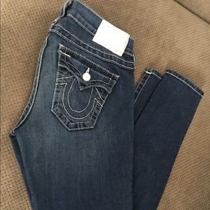 Swarovski True Religion "Misty" Skinny Jeans
