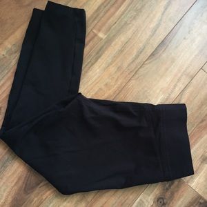 Black ankle leggings