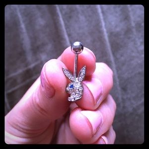 Playboy belly button ring