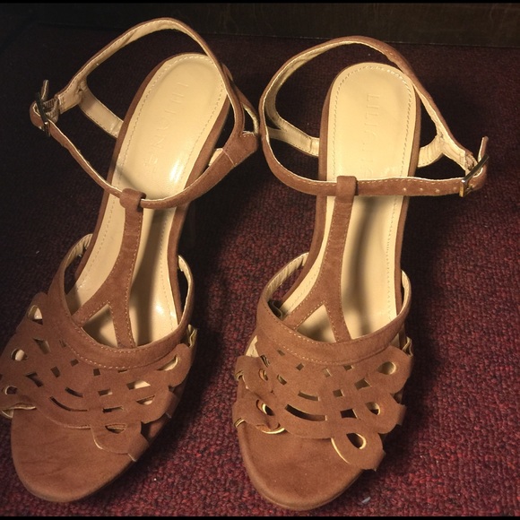 Cognac Brown Stiletto Heels - Picture 4 of 4