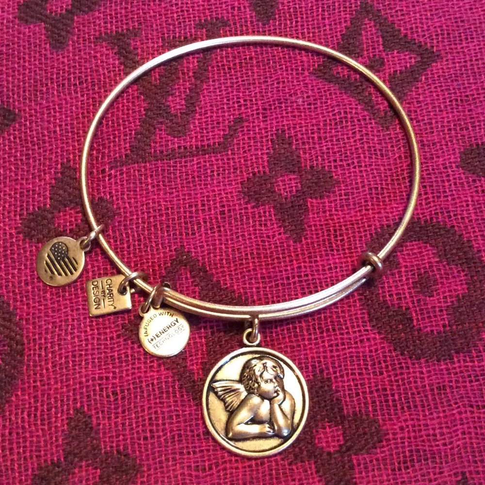 Alex and Ani Cherub Charm Bangle (authentic)