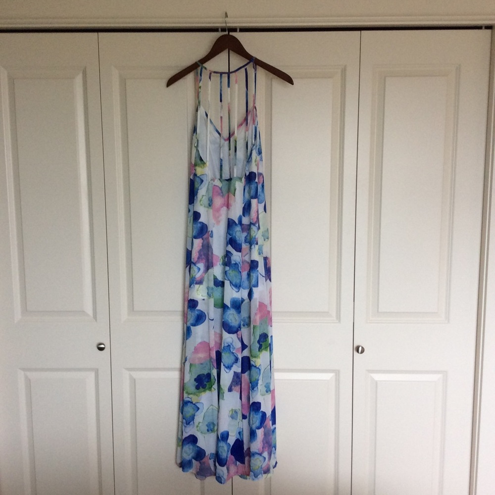 UO Reverse Midsummer Floral Maxi Dress - Picture 7 of 8