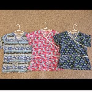 Scrub tops