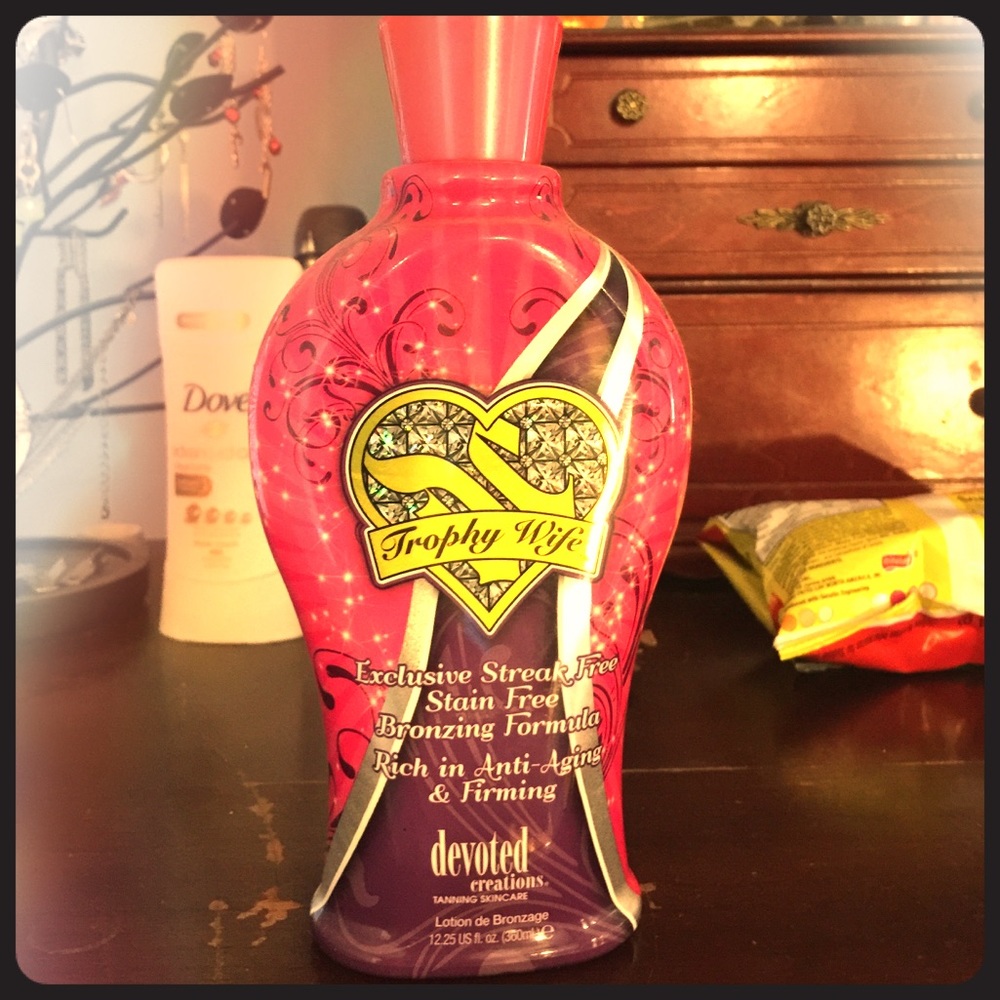 Trophy wife by Devoted creations tanning lotion