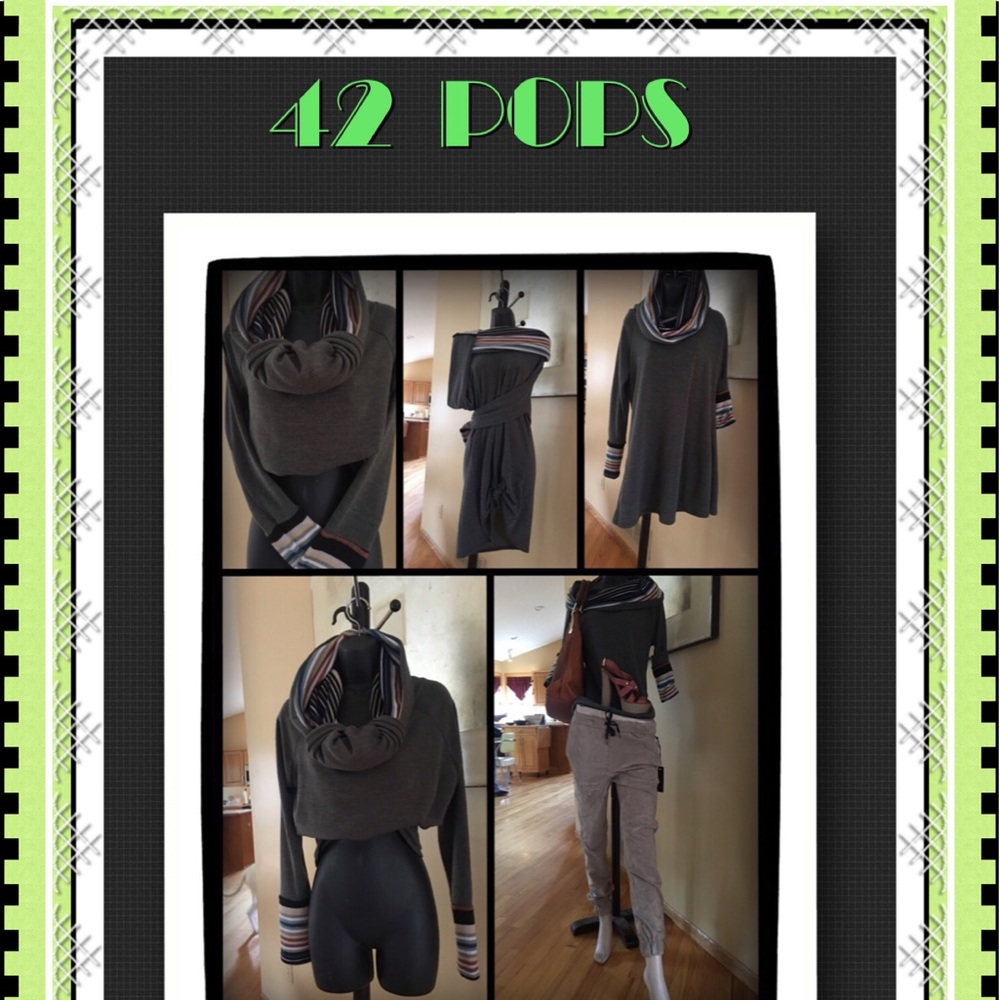 42 Pops, knit convertible top/tunic/dress/💥SALE💥