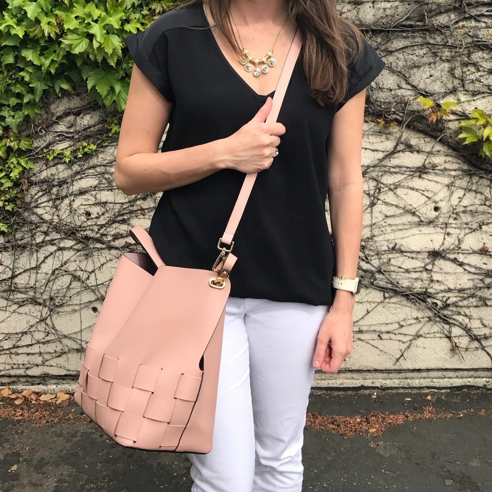 Large Satchel Vegan Material