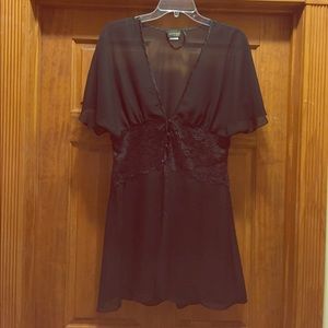 Three-piece nightgown, panty and robe set