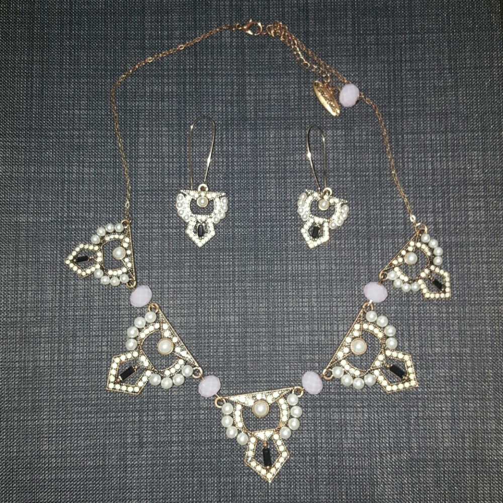 Plunder Design Rosalie Necklace & Margaret Earring