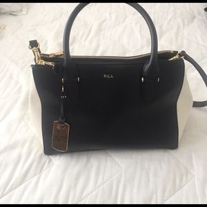 Ralph Lauren B&W purse