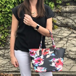 Weekend Sale!!Kate Spade Floral Tote Price Firm
