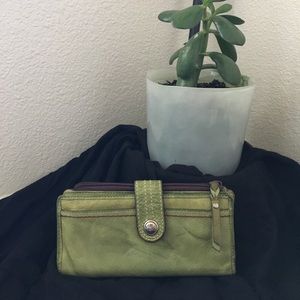 Green Fossil Wallet