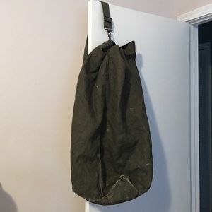 Women's Vintage XL Military Duffel Bag