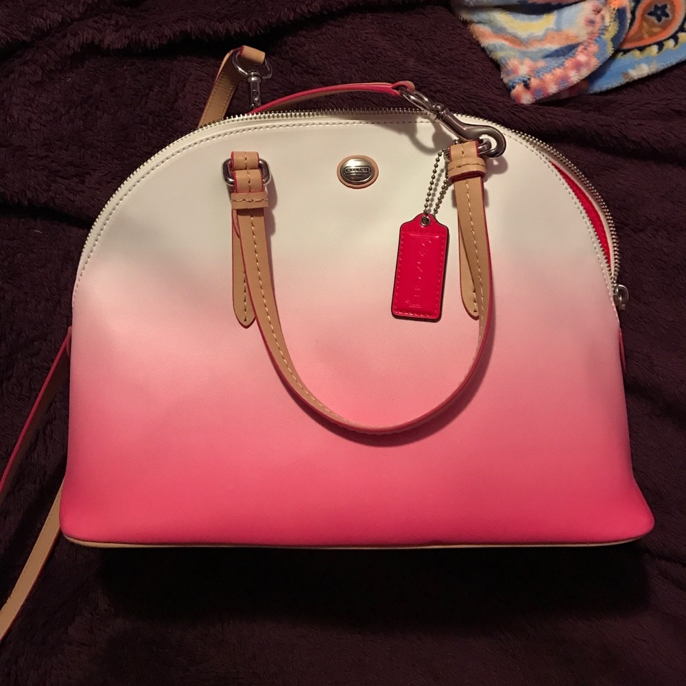 Pink Ombré Coach Purse