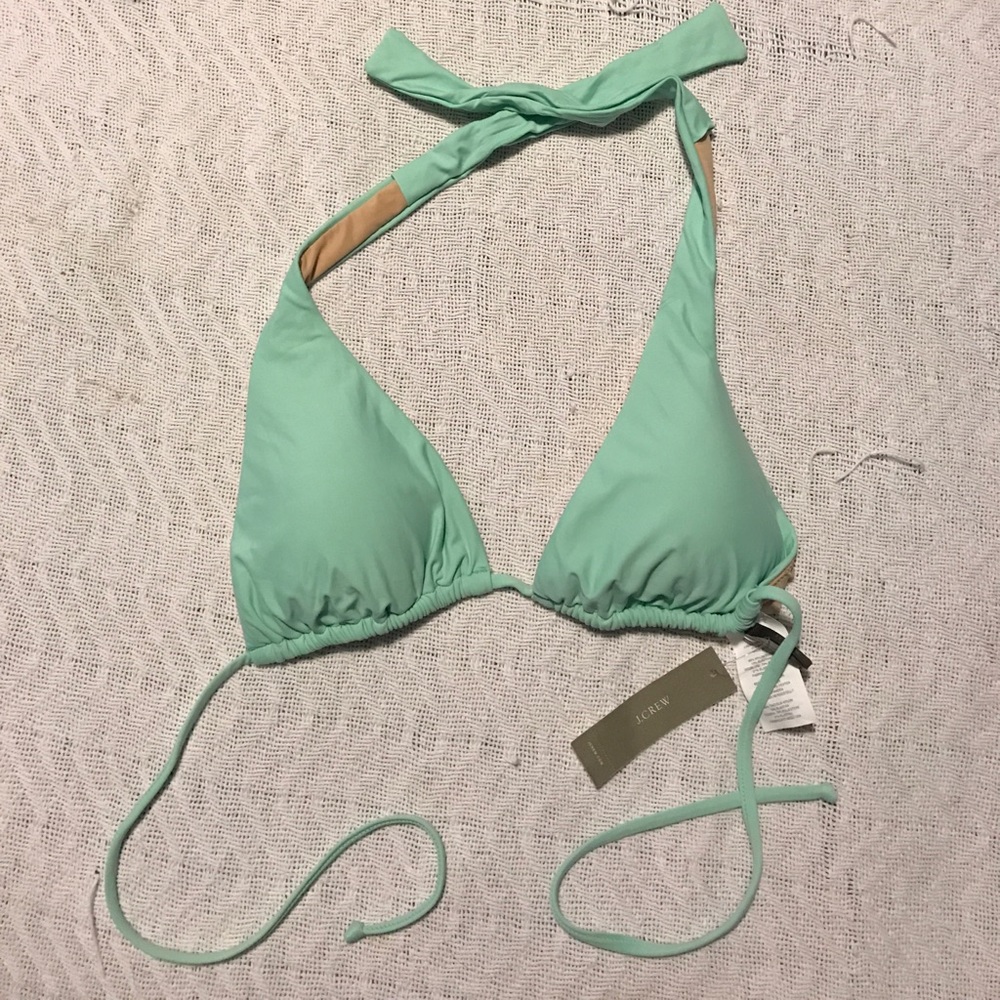 NWT Aqua J Crew Bikini Top