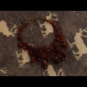 NEW Brown J. Crew Statement Necklace