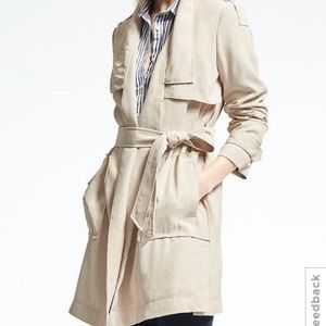 Banana Republic drapey trench