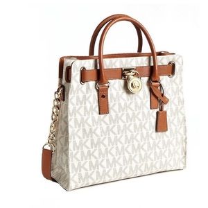 Used Once Michael Kors Hamilton Large Logo Tote