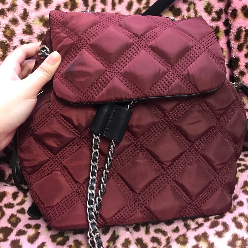 Burgundy Zara Backpack