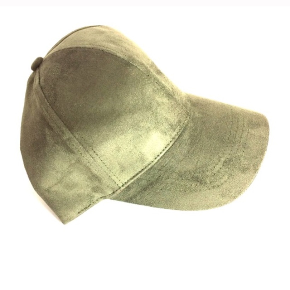 🍃Army Green Faux Suede Must Have Cap🍃