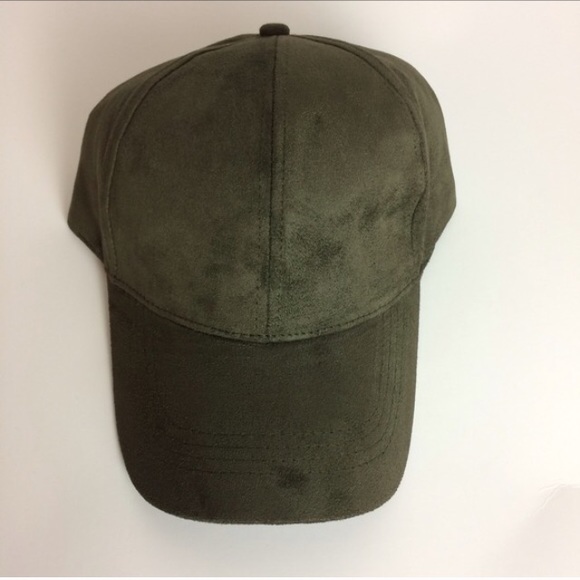 🍃Army Green Faux Suede Must Have Cap🍃 - Picture 4 of 4