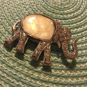 Elephant brooch