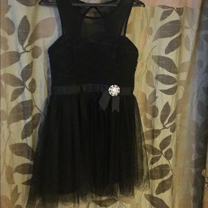 Black semi-formal dress