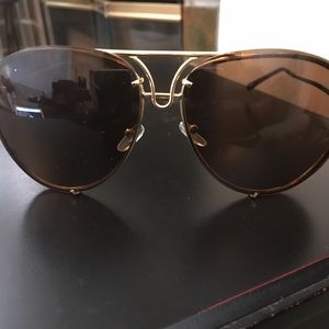 Golden brown lens shades