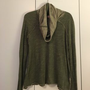 Free People Green Pullover