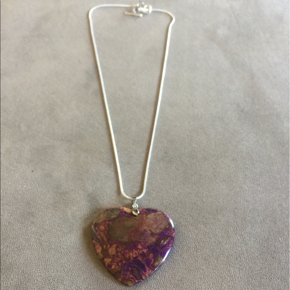 Sterling Silver Gem Necklace