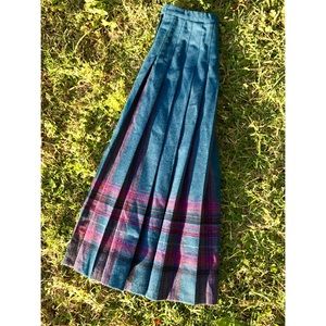 Vintage Pendleton wool technicolor tartan skirt ❄️