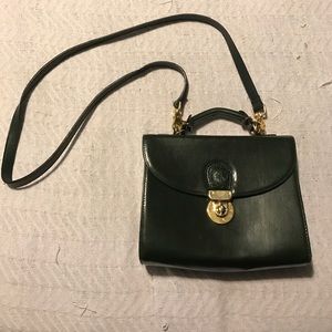 Cool Dark Green Vintage box purse