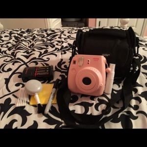 pink fujifilm instax mini 8