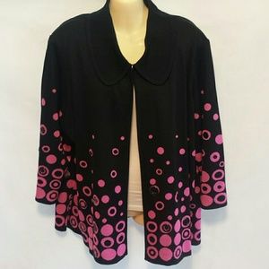 Pink and black jacket