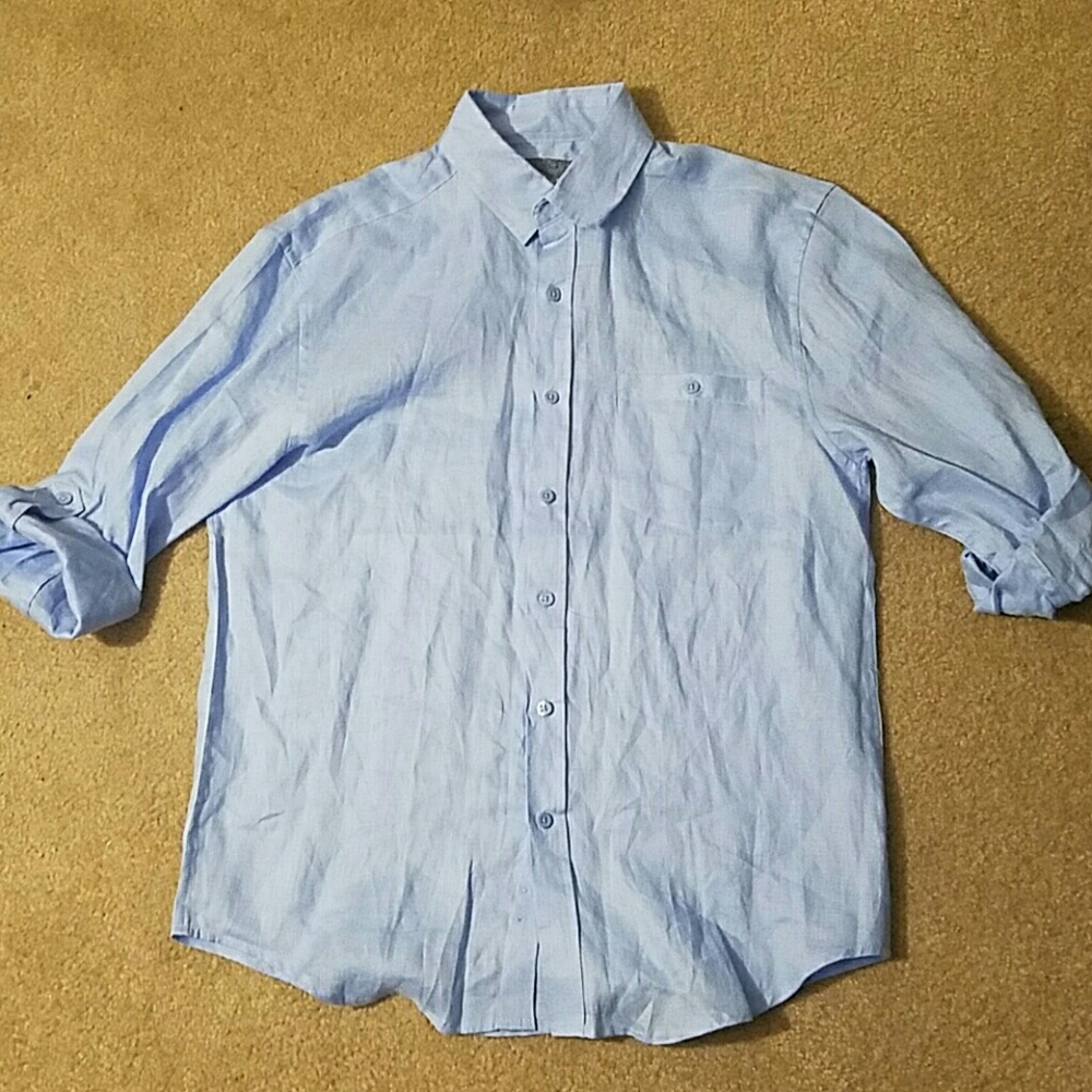 Bruno Blue Button Up