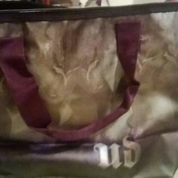 Vintage urban decay pyramid studded  zip tote bag - Picture 4 of 8