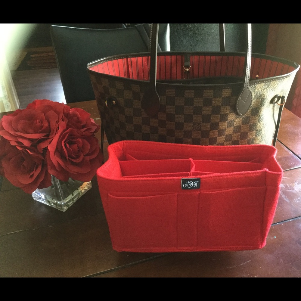 A red organizer