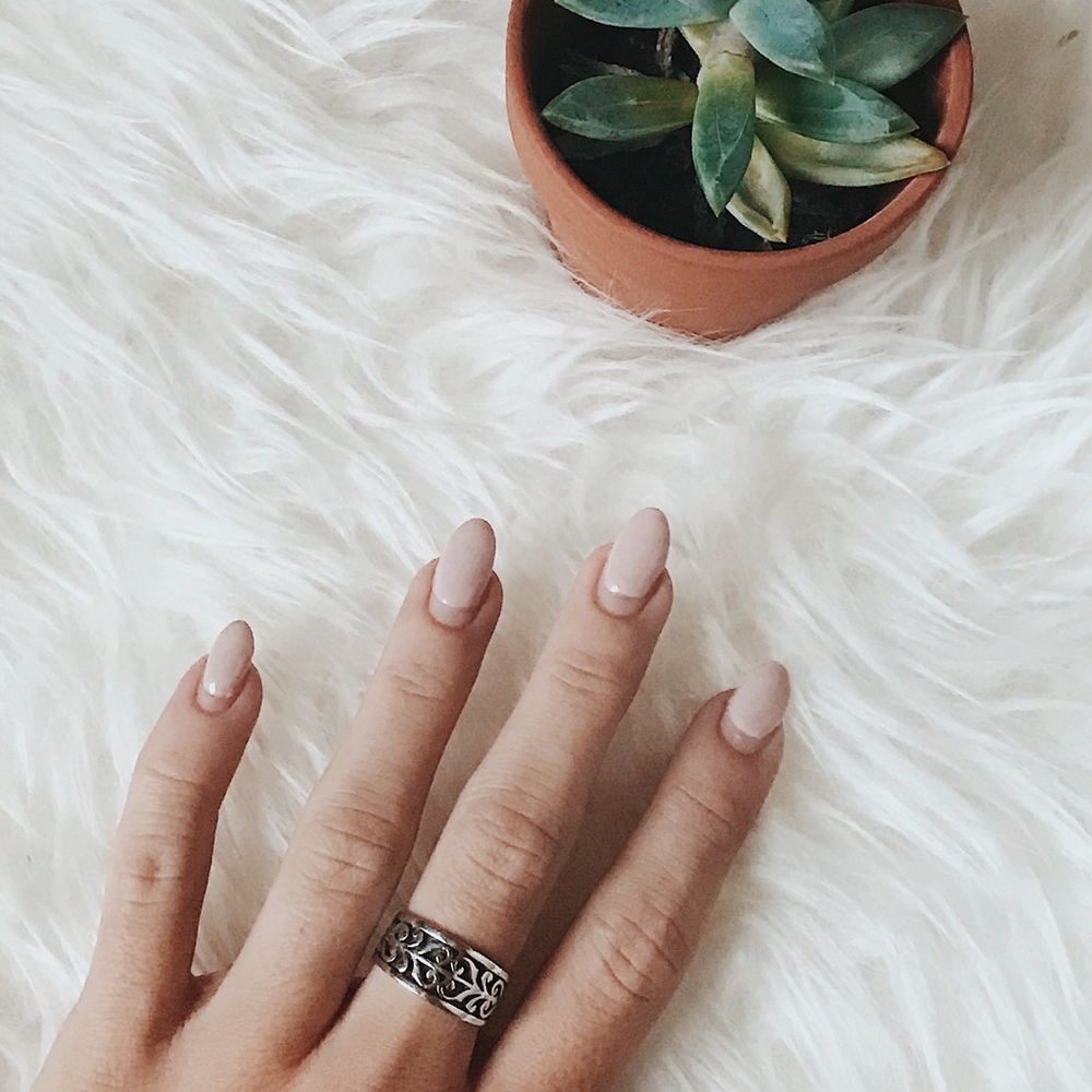 JAMES AVERY Sterling Silver heart ring band