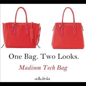 Authentic Stella & Dot Madison Tech Poppy