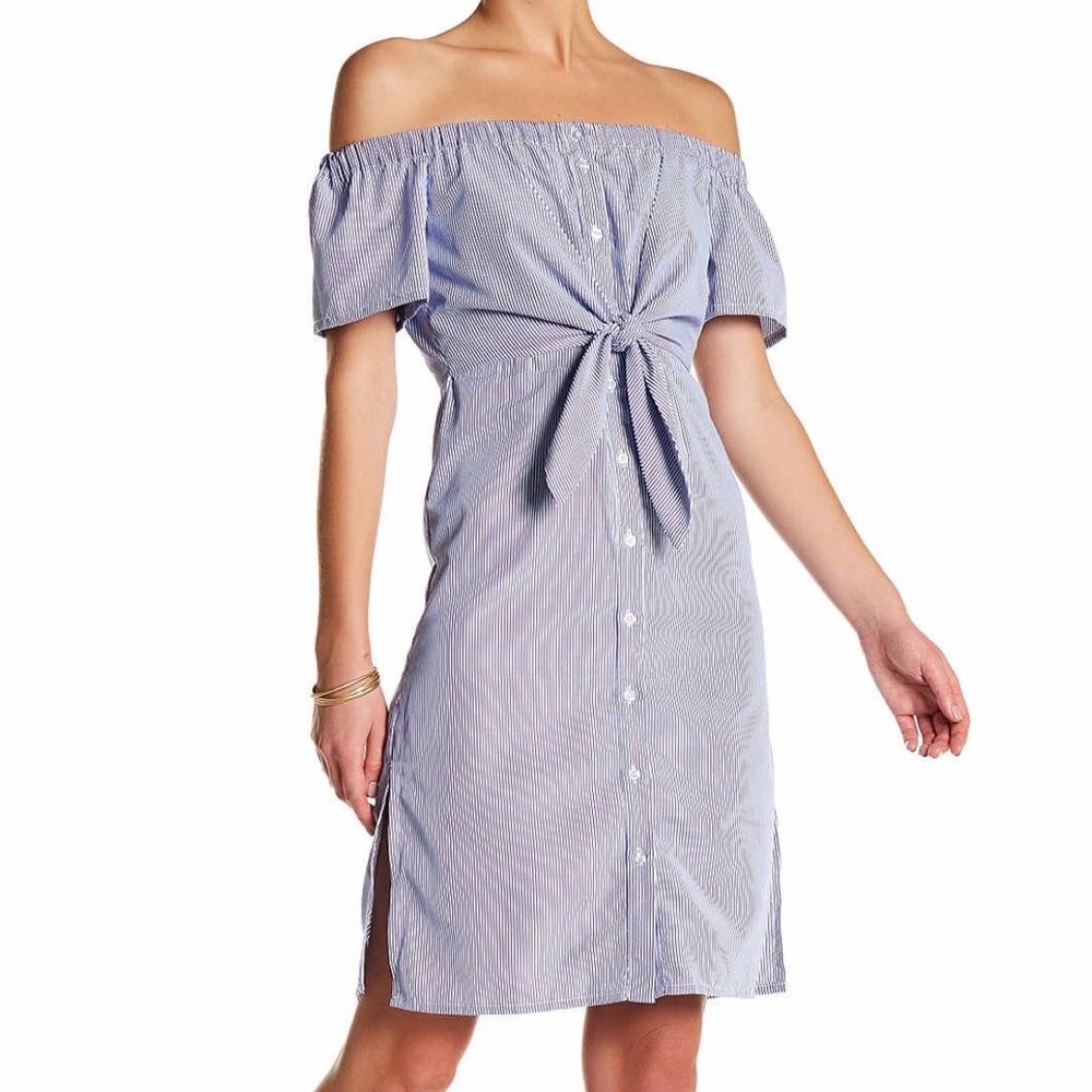 Nautical Strapless Dress - Picture 2 of 4