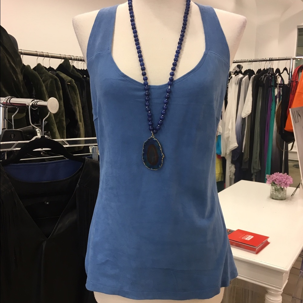 PELLE d'arte by NAIRANA Razor Back Tank Top